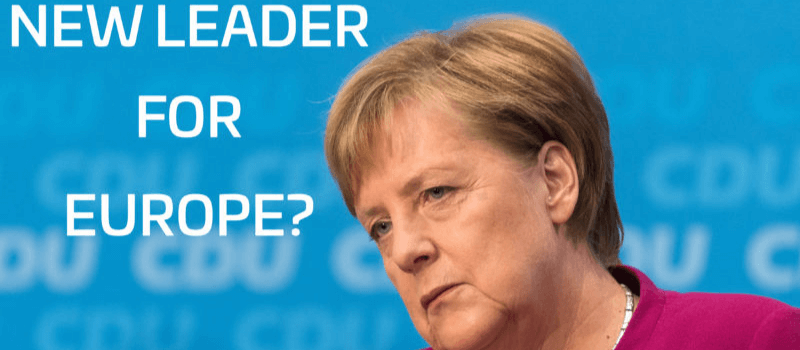 Euro Falls as Angela Merkel Quits