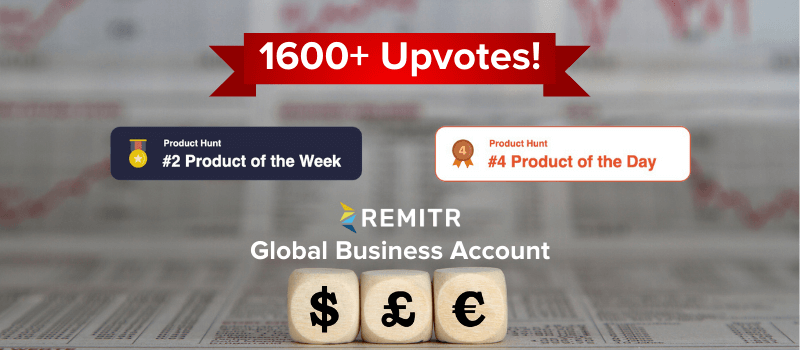 Remitr Global Business Account (GBA) Has Hugely Successful Product Hunt Launch