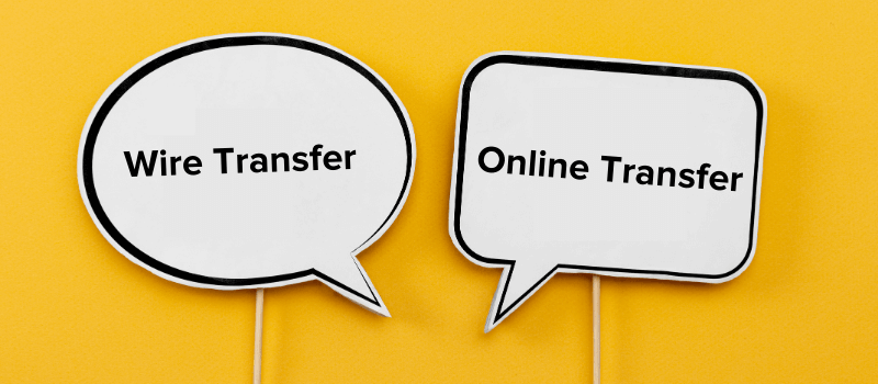 wire transfer funds